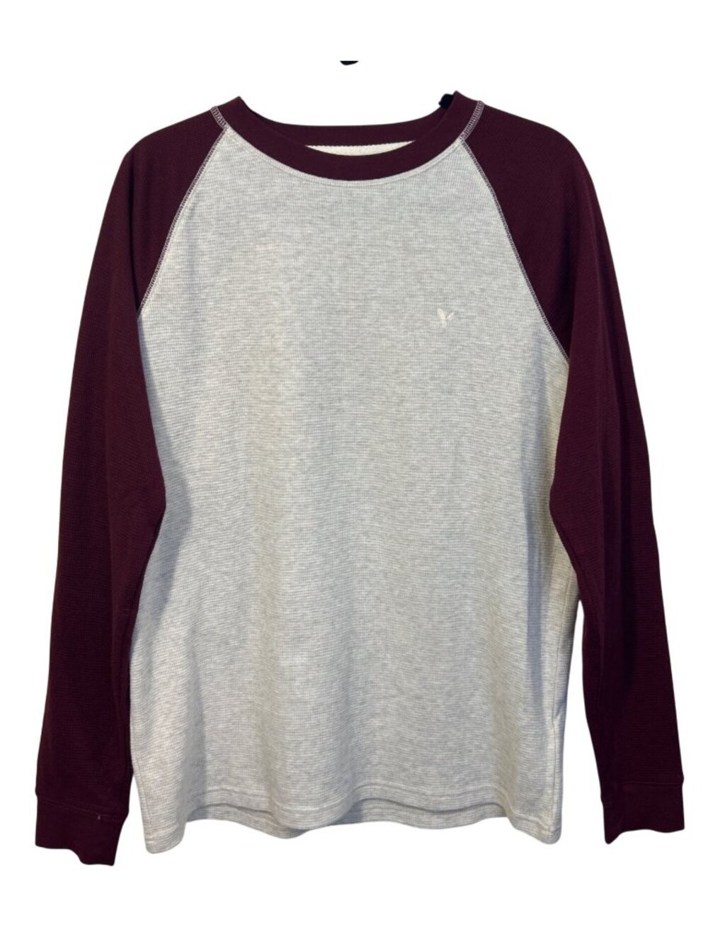 American Eagle Super Soft Standard Men’s MT Waffle Knit Shirt Raglan Sleeve